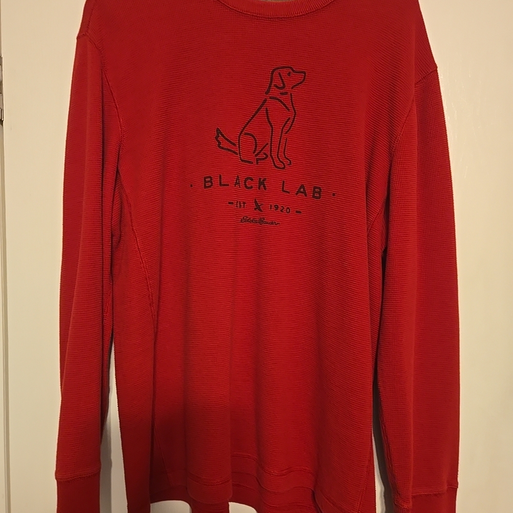 Eddie Bauer Red Crewneck Sweater